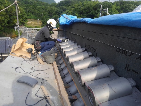 お寺本堂新築屋根工事
