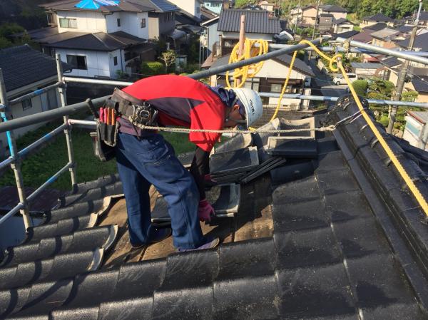 周南市A様邸　屋根葺き替え工事