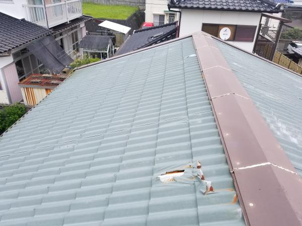 周南市 M様邸屋根Tルーフ葺き替え工事