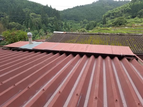 岩国市　S様邸88ルーフカバー葺き工事