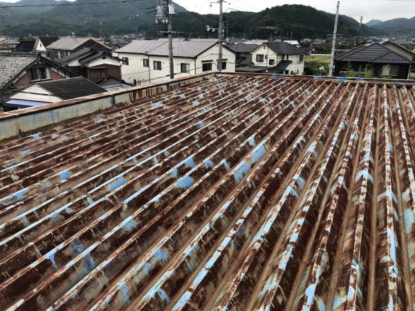 岩国市　M様邸ルーフデッキカバー葺き工事