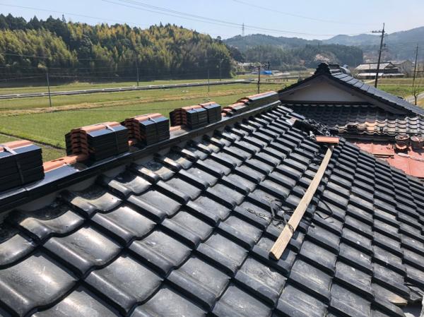 I様邸棟巻き替え、しっくい補修工事_220412_11.jpg